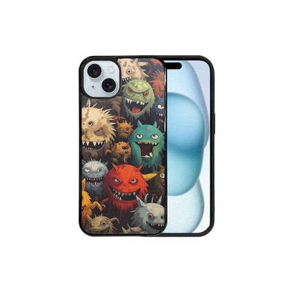 iPhone 15 Plus Case — Monsters Camomonsters Pattern Qch, Custom Phone Case