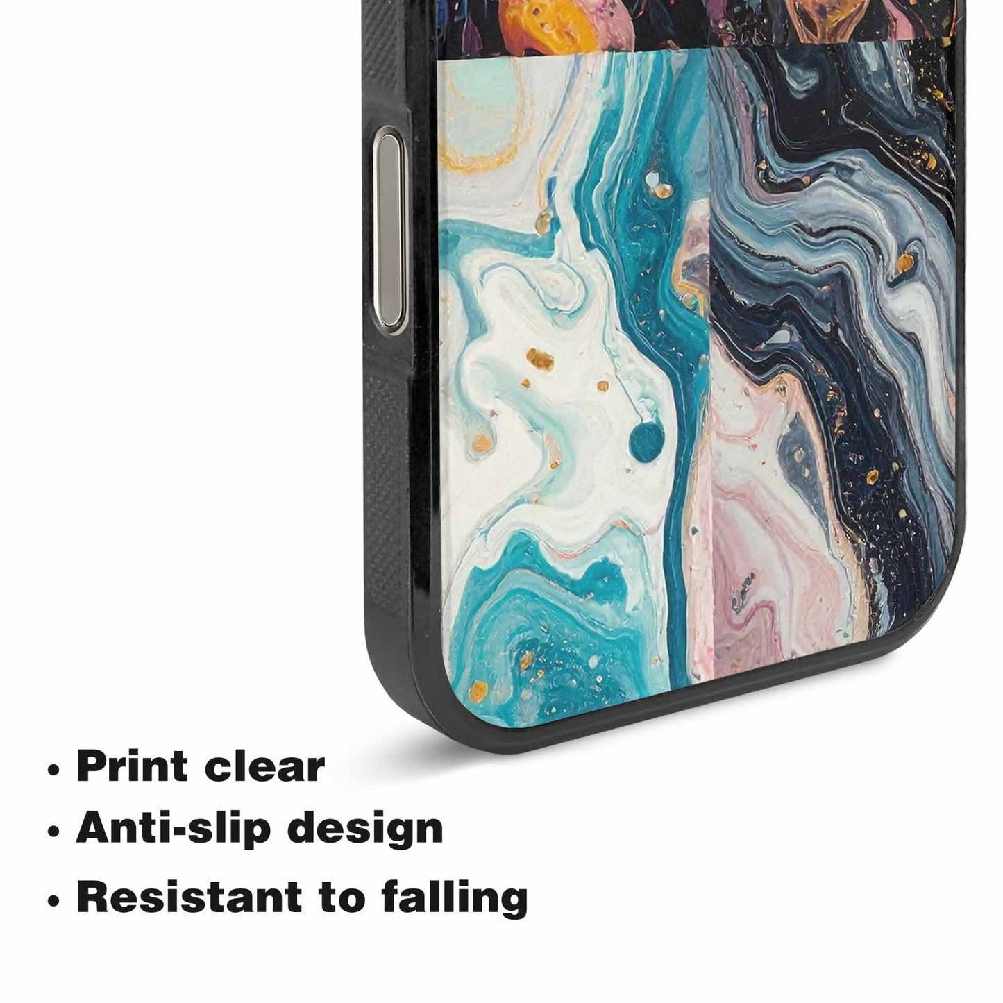 iPhone 16 Pro Max Case — Aliens Marblealiens Pattern Dms, Custom Phone Case