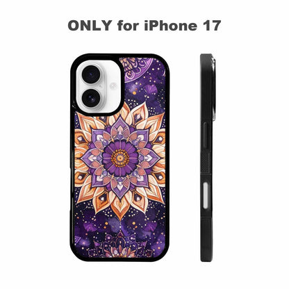 iPhone 17 Case — Small Mandala Pattern, Randomly Floral, Custom Printed Phone Case
