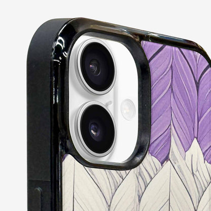 iPhone 16 Plus Case — Genderqueer Flag Color Theme Small Rainbow, Unique Phone Case Design