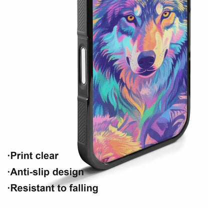 iPhone 17 Case — Neon Zebra Print Animal Print, Custom Made Phone Cover