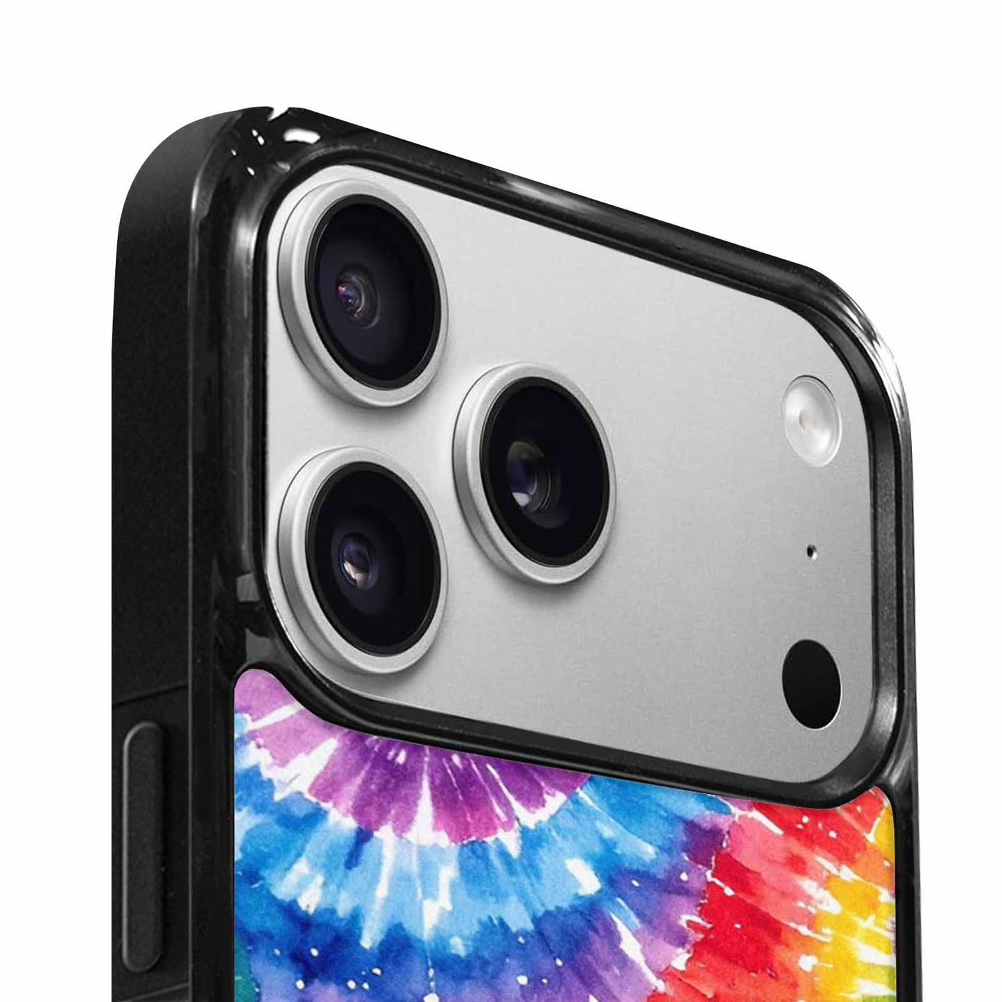 iPhone 17 Pro Max Case — Tie Dye Spiral Rainbow Tie Dye, Personalized Phone Case