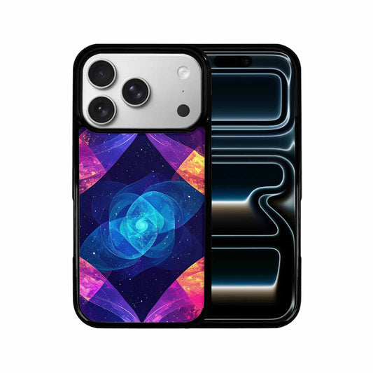 iPhone 17 Pro Case — Rose Galaxy Art Seamless Pattern Galaxy, Custom Print Case Cover