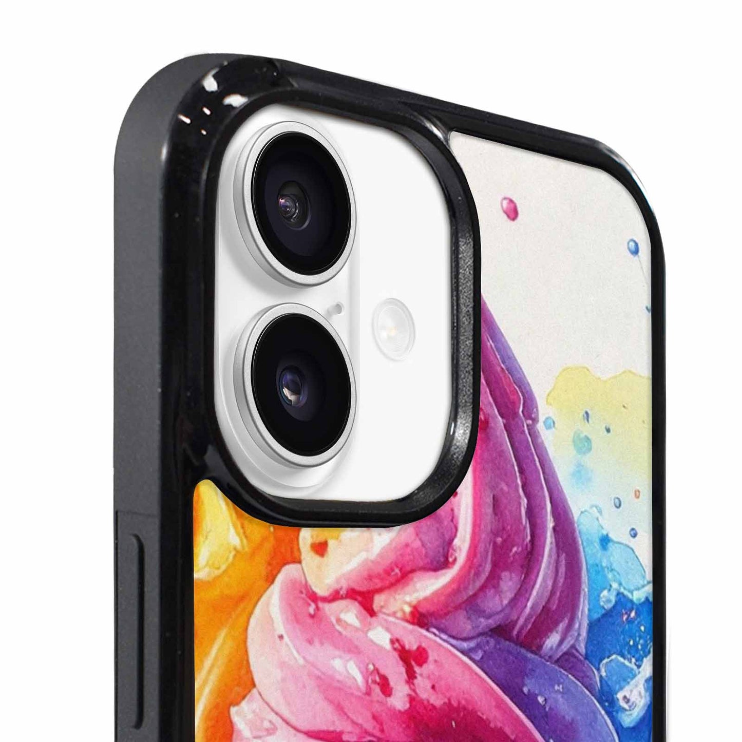 iPhone 17 Case — Melting Icecream Edge To Original Art, Custom Made Phone Cover