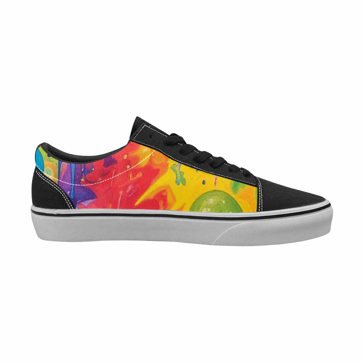 WOMEN'S Aliens  Tie Dye Lace-Up Canvas Aesthetic Custom Shoes