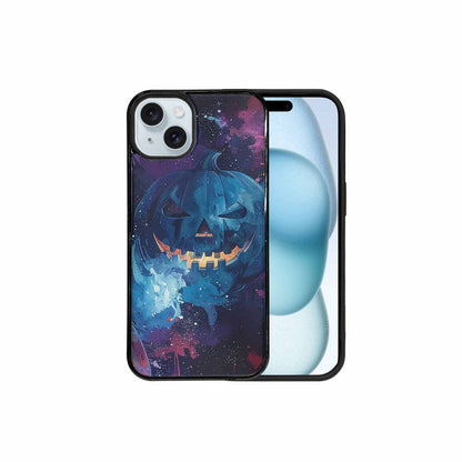 iPhone 15 Plus Case — Eamless Repeating Pattern Of Overlapping Pumpkin, Custom Made Phone Cover