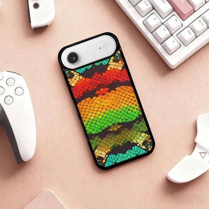 iPhone 17 Air Case — Snake Print Dark Seamless Pattern Animal, Customized Protective Case