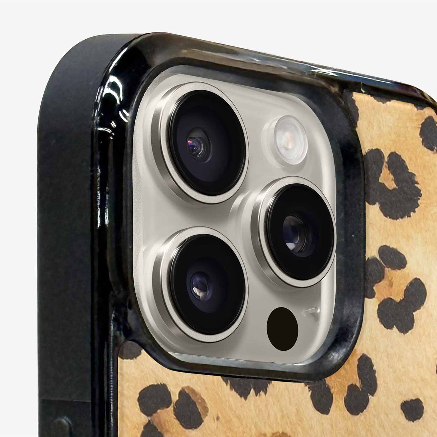 iPhone 16 Pro Case — Cheetah Print Sandy Tan Base With, Unique Phone Case Design