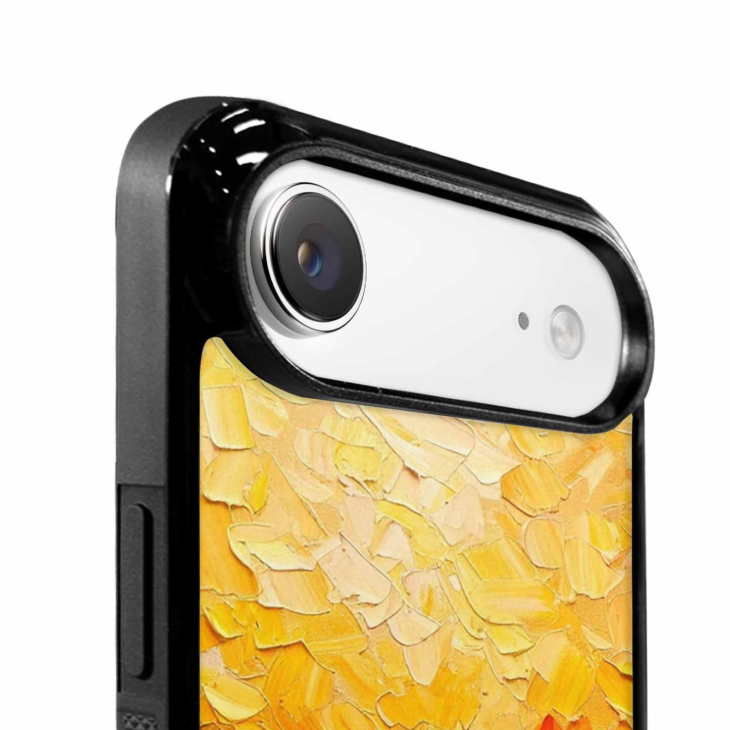 iPhone 17 Air Case — Impressionist Sunflower Brushstroke Pattern Hundreds Floral, Original Design Phone Case