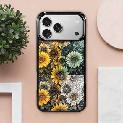 iPhone 17 Pro Max Case — Small Sunflower Pattern, Randomly Floral, Custom Phone Case