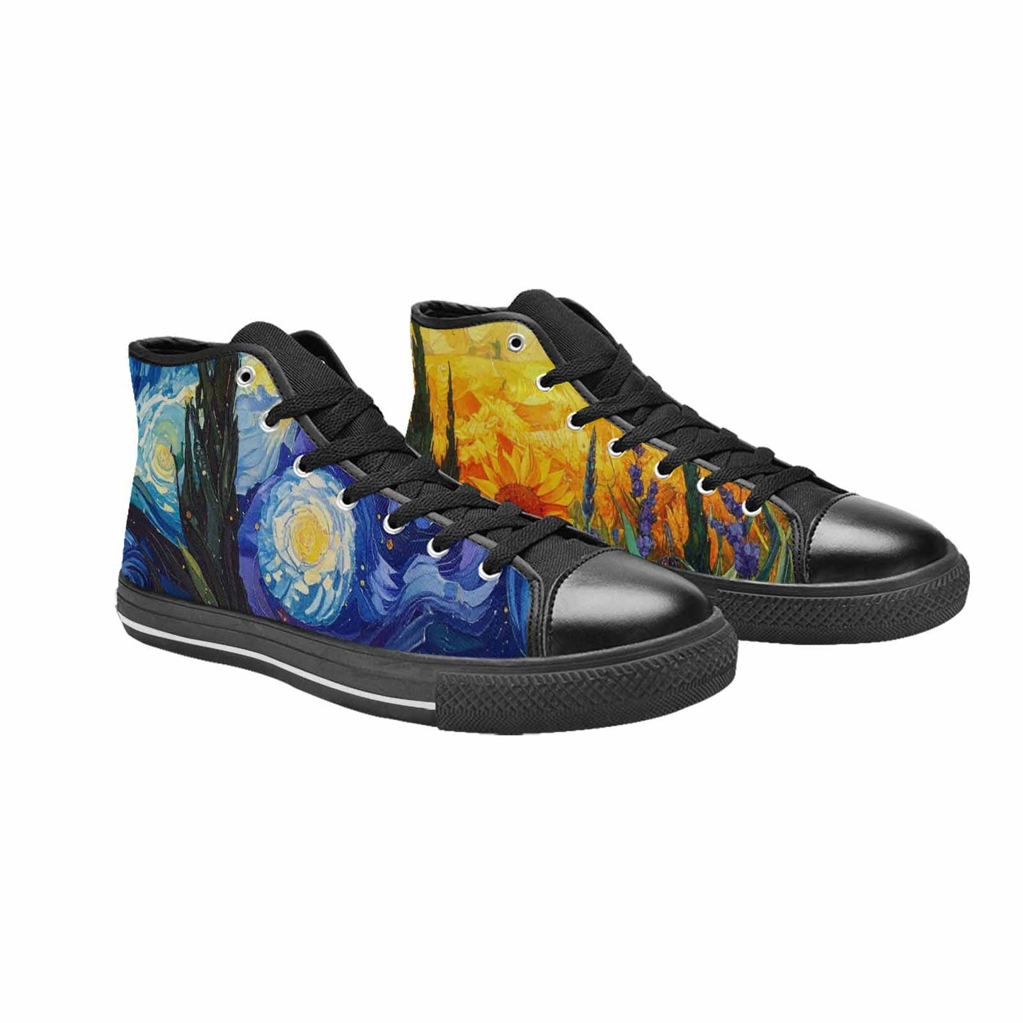 MEN'S Blend All Versions High Top Canvas Dark Academia Custom Shoes