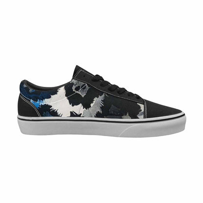 WOMEN'S Animal Print Lace-Up Canvas Grunge Shoes