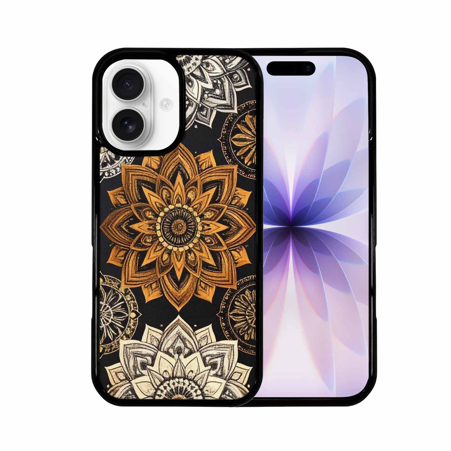 iPhone 17 Case — Small Mandala Pattern, Randomly Floral, Custom Phone Case