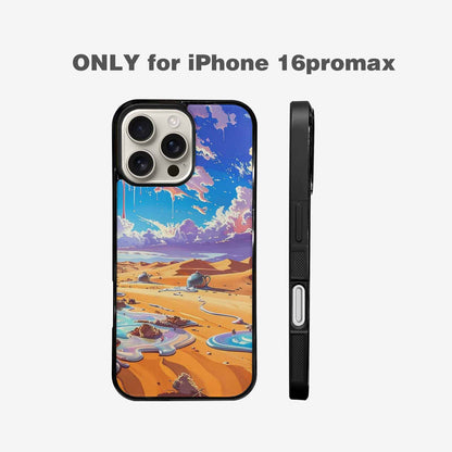 iPhone 16 Pro Max Case — Surrealist Desert Dreamscape, Customized Protective Case