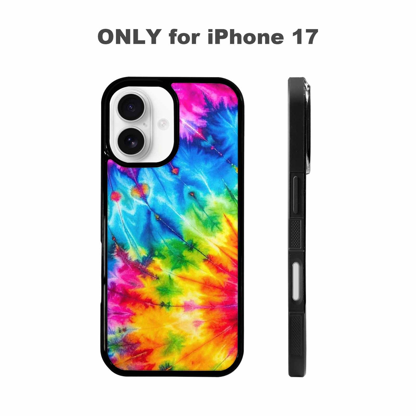 iPhone 17 Case — Tie Dye Acid Wash Color Tie, Unique Phone Case Design