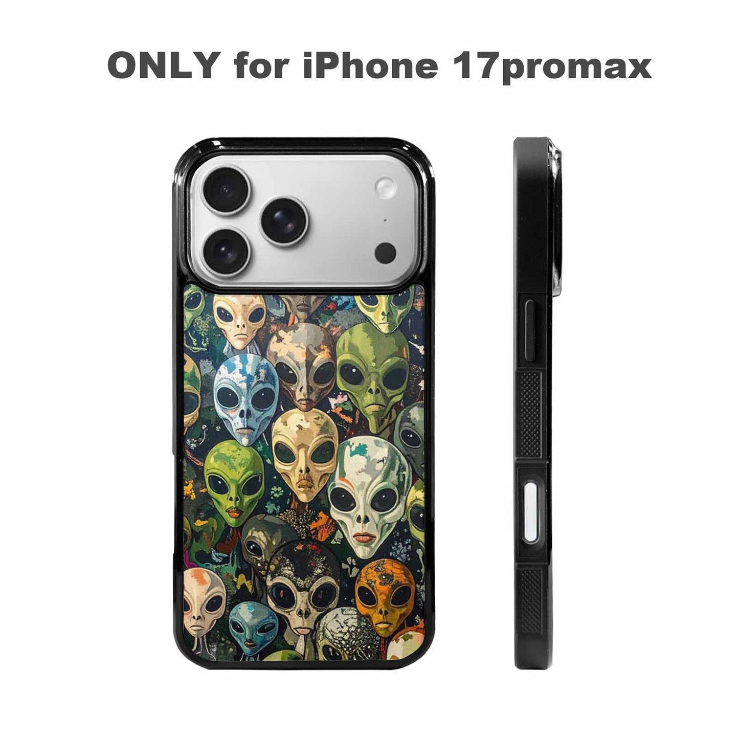 iPhone 17 Pro Max Case — Aliens Camo Aliens Alien Scifi, Unique Phone Case Design