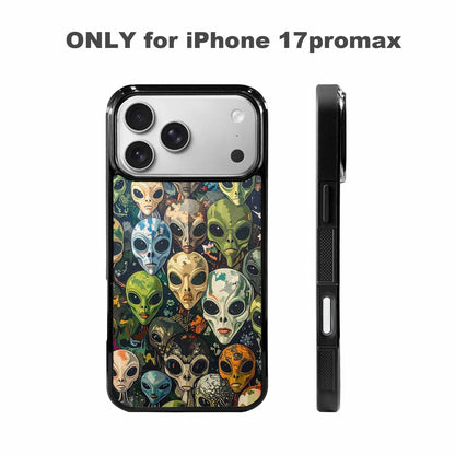 iPhone 17 Pro Max Case — Aliens Camo Aliens Alien Scifi, Unique Phone Case Design