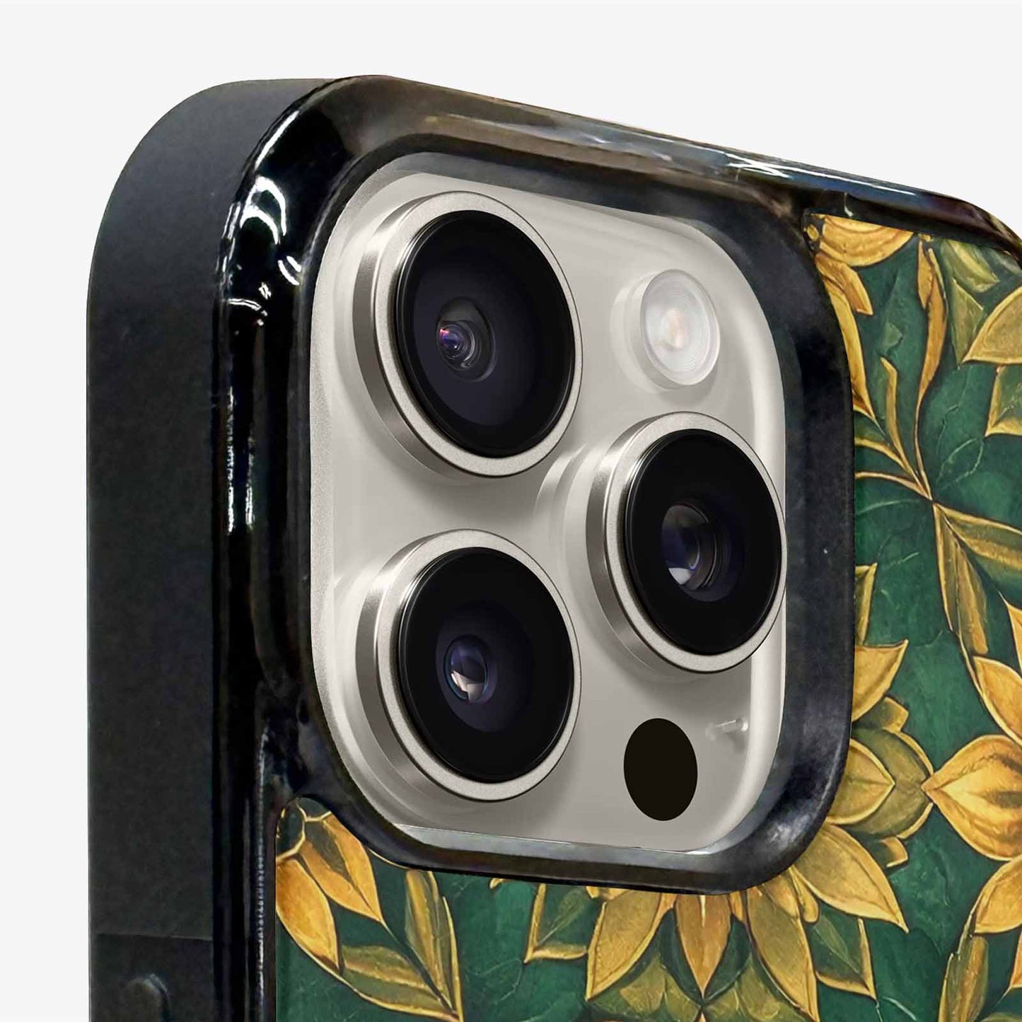 iPhone 16 Pro Case — Sunflower Mandala Kaleidoscope Custom, Custom Print Case Cover