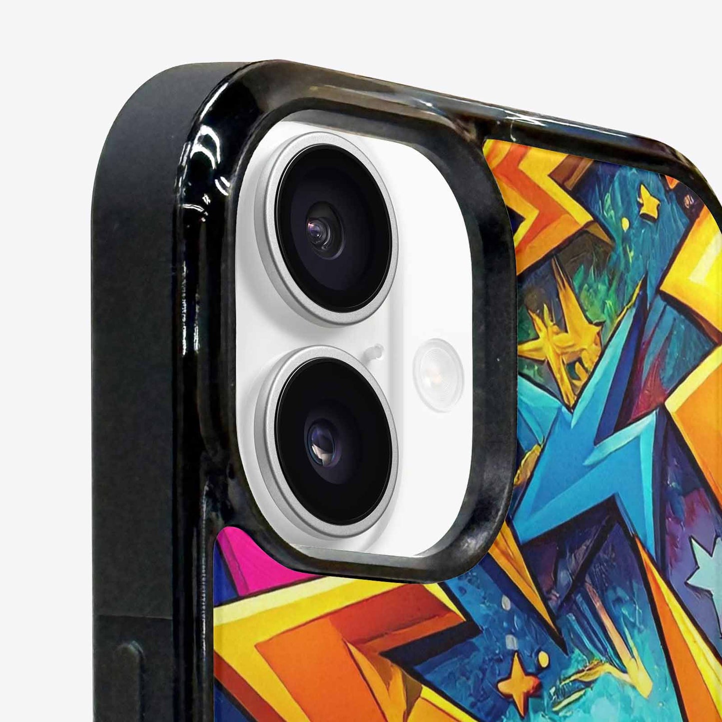 iPhone 16 Case — Lightning Bolt Storm Pattern Hundreds Of, Custom Art Phone Cover