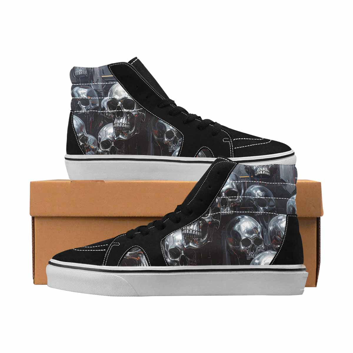 MEN'S Chrome Metallic Skull 4 Ferion