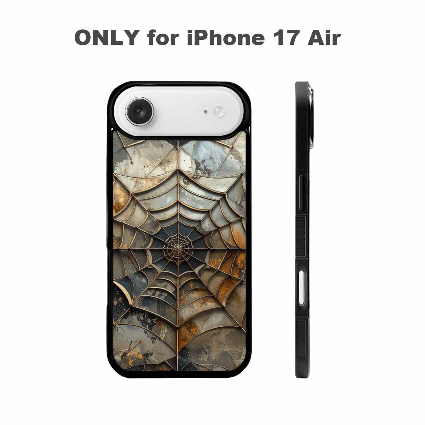 iPhone 17 Air Case — Foil Galaxy Art Spider Galaxy Space, Unique Phone Case Design