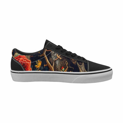 WOMEN'S More Overlapping Ontop Each Lace-Up Canvas Vivid Custom Sneakers