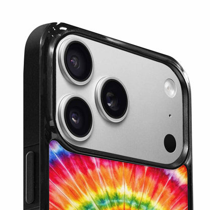 iPhone 17 Pro Max Case — Tie Dye Rainbow Spiral Tie Dye, Custom Phone Case