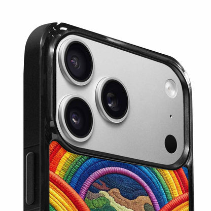 iPhone 17 Pro Max Case — Vivid Camo Rainbow Camo, Customized Protective Case