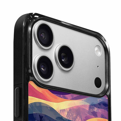 iPhone 17 Pro Case — Glowing Camo Wave Camo, Custom Phone Case