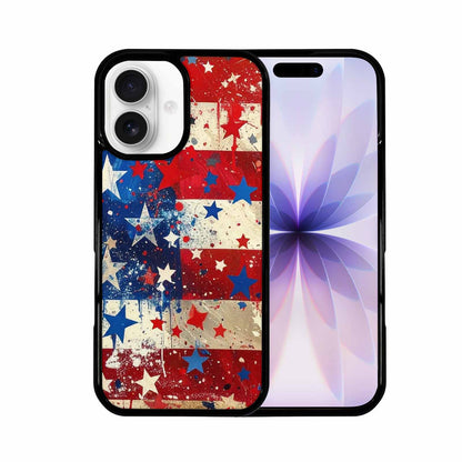 iPhone 17 Case — Patriotic Stars And Stripes Galaxy Space, Customized Protective Case