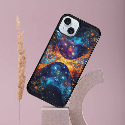 iPhone 15 Plus Case — Galaxy Snake Print Custom, Custom Made Phone Cover