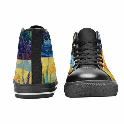 MEN'S Blend All Versions High Top Canvas Vibrant Chaos Shoes