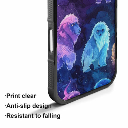 iPhone 17 Case — Watercolor Cryptid Folklore Watercolor Abstract, Custom Print Case Cover
