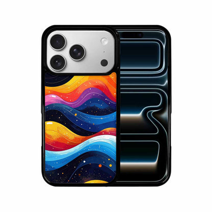 iPhone 17 Pro Case — Glossy Winter Wave Seamless Cartoon Cute, Custom Phone Case