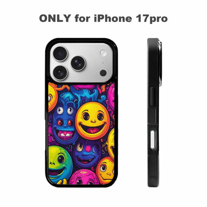 iPhone 17 Pro Case — Small Funny Looking Cartoon People Cartoon, Personalized Phone Case