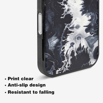 iPhone 16 Case — Black White Animal Print, Personalized Phone Case