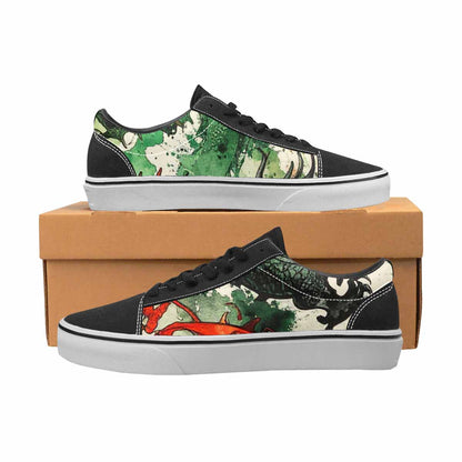 WOMEN'S Dragon Scale Lace-Up Canvas Dreamlike Custom Shoes