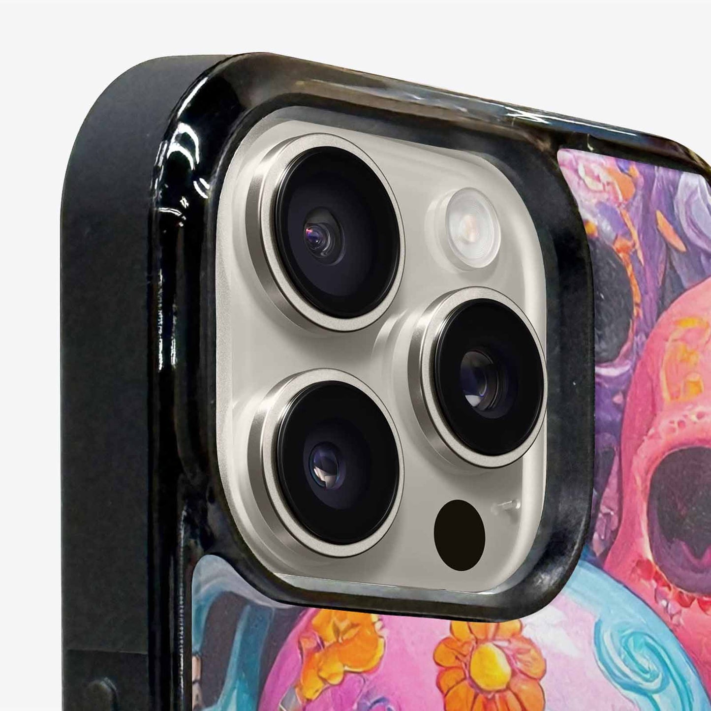iPhone 16 Pro Max Case — Sugar Skullsmelting Sugar Skulls, Customized Protective Case