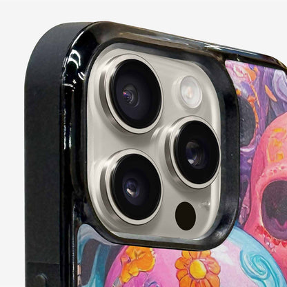 iPhone 16 Pro Max Case — Sugar Skullsmelting Sugar Skulls, Customized Protective Case