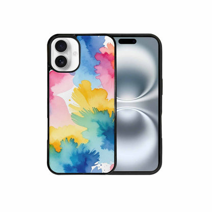 iPhone 16 Plus Case — Trans Strong Watercolor Seamless Pattern Vibrant, Customized Protective Case
