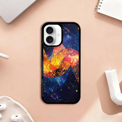 iPhone 17 Case — Snake Print Galaxy Seamless Animal Print, Customized Protective Case