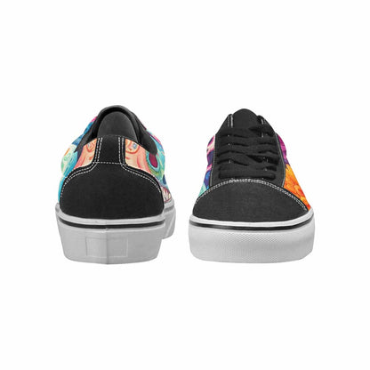 WOMEN'S Sugar Skulls Melting Sugar Lace-Up Canvas Dreamcore Custom Shoes