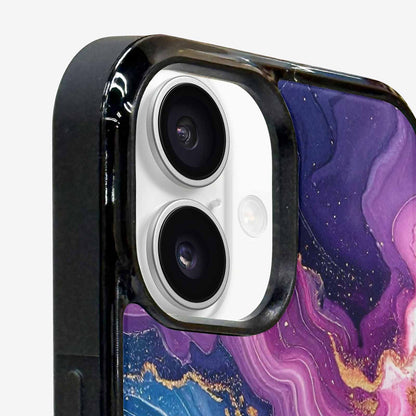 iPhone 16 Case — Marble Galaxy, Unique Phone Case Design
