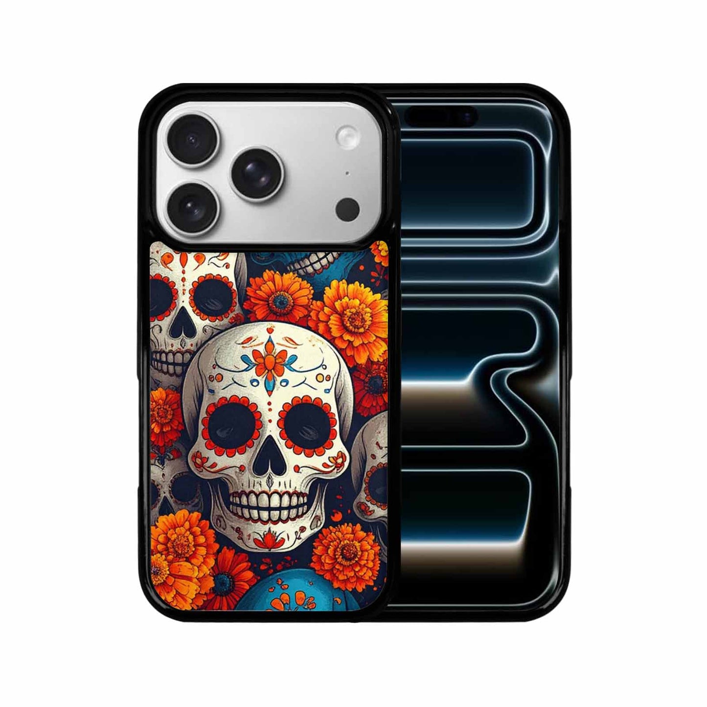 iPhone 17 Pro Case — Skull Dark Art Gothic Print Gothic, Custom Made Phone Cover