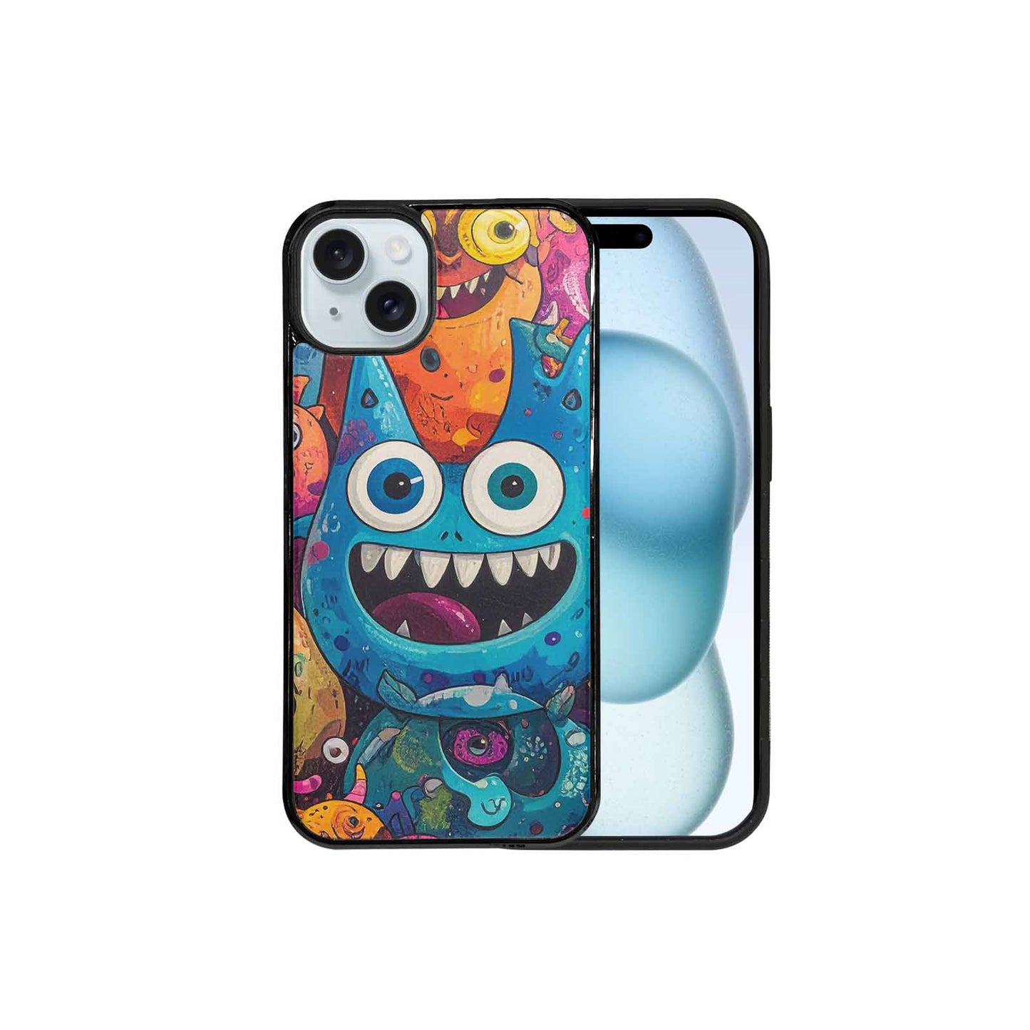 iPhone 15 Plus Case — Goofy Cartoon Monster, Original Design Phone Case