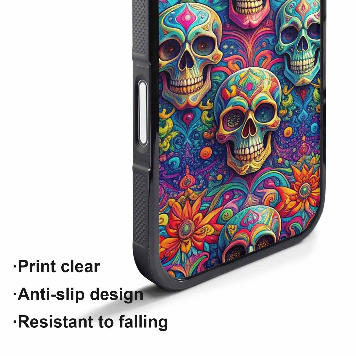 iPhone 17 Pro Max Case — Skull Dark Art Gothic Print Gothic, Custom Phone Case