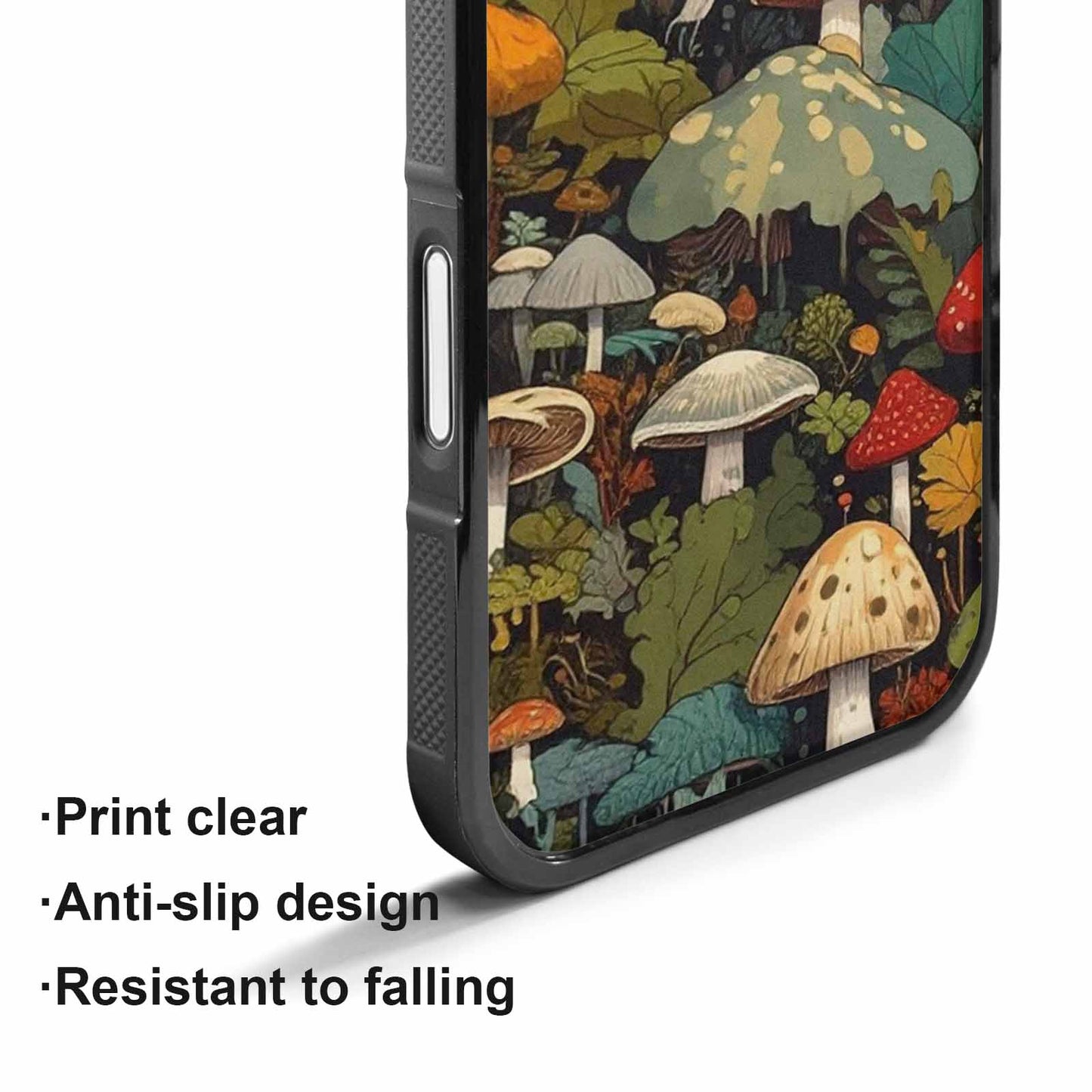 iPhone 17 Case — Mushrooms Camomushrooms Patter Bki Camo, Original Design Phone Case