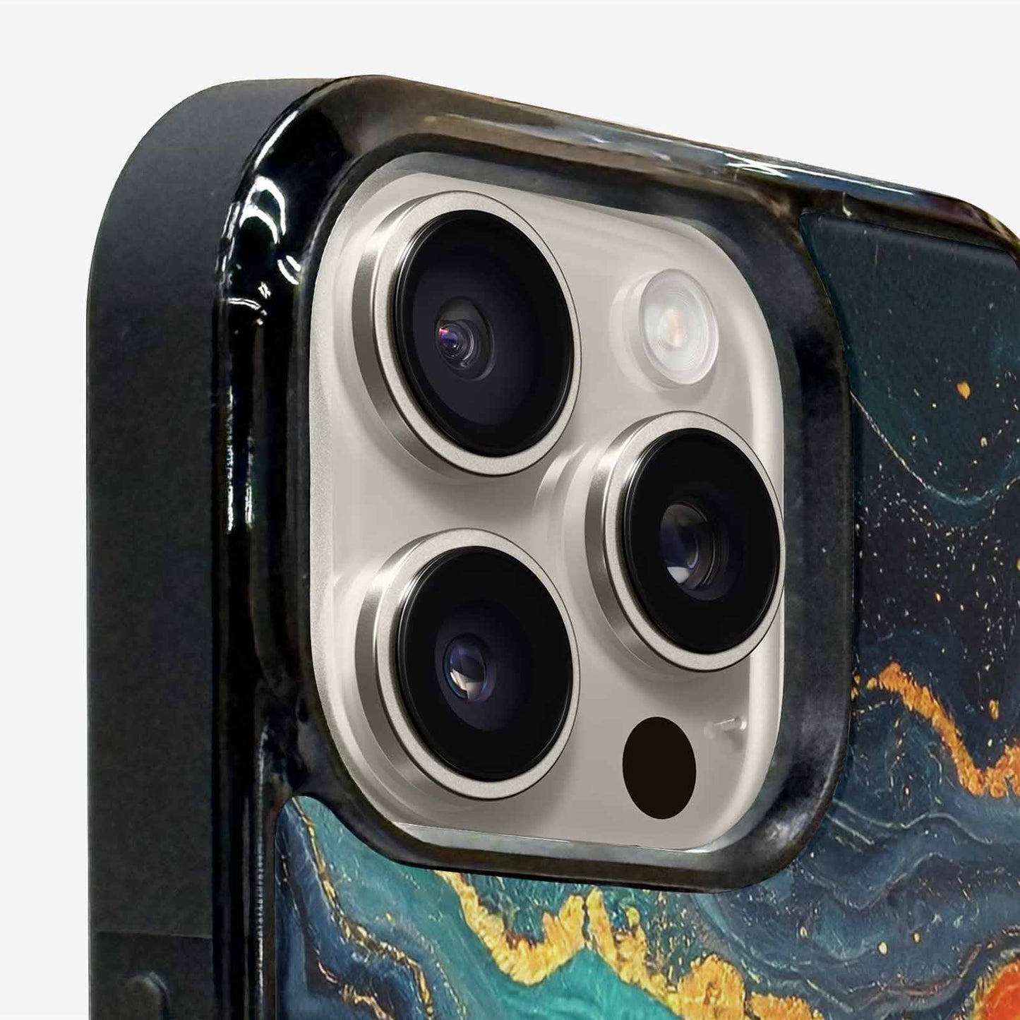 iPhone 15 Pro Max Case — Marble Dark, Custom Designed Case Cover