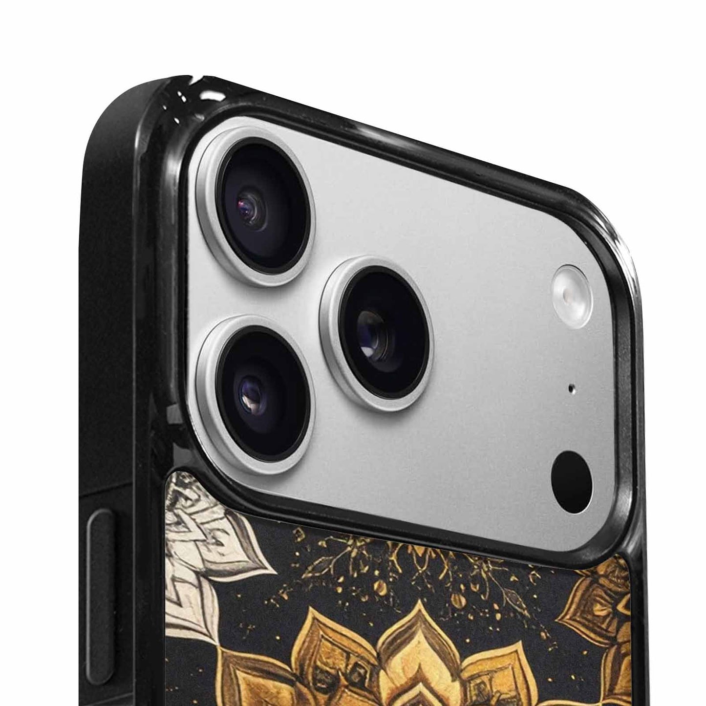 iPhone 17 Pro Max Case — Small Mandala Pattern, Randomly Floral, Customized Protective Case