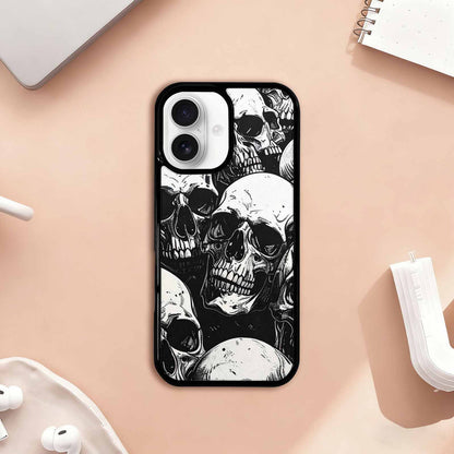 iPhone 17 Case — Skull Dark Art Gothic Print Gothic, Personalized Phone Case